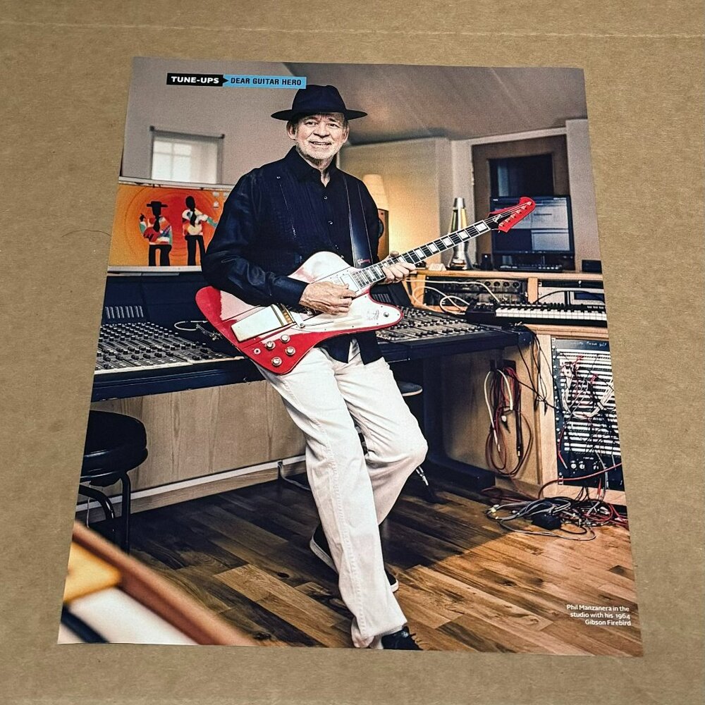 Phil Manzanera of Roxy Music - Music Print Ad Photo - 2018